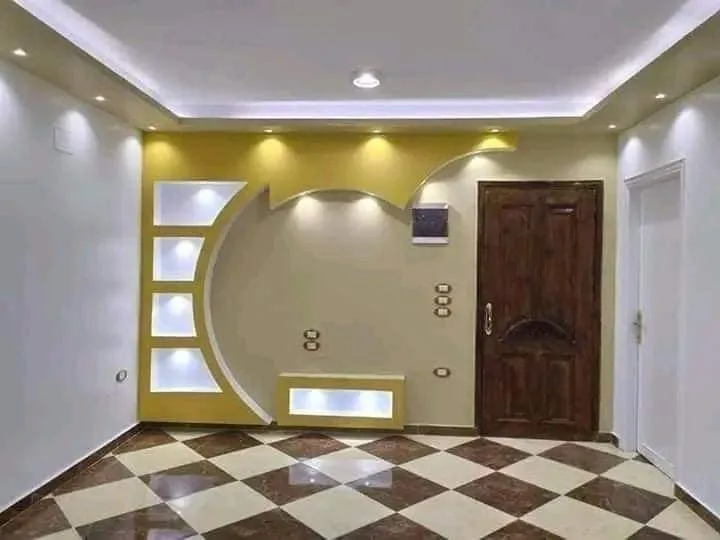 P.O.P wall niches with downlights